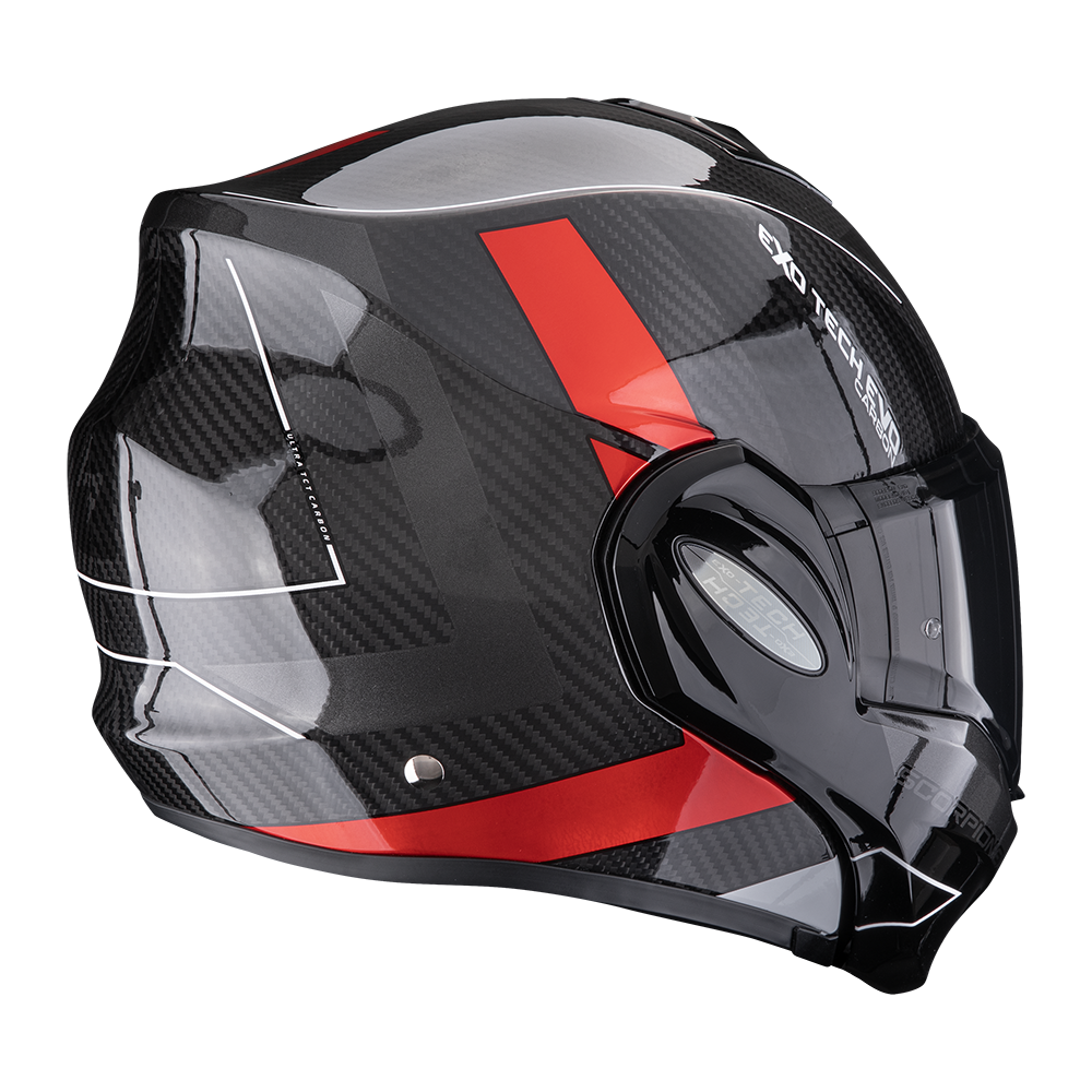 SCORPION EXO-TECH EVO CARBON Black Red 安全帽
