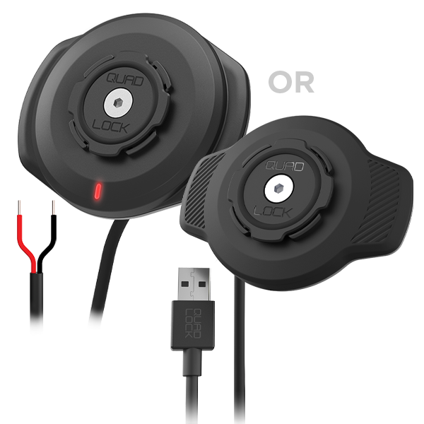 Quad Lock 12-24V Waterproof Wireless Charging Head 12-24V 防雨無線充電座