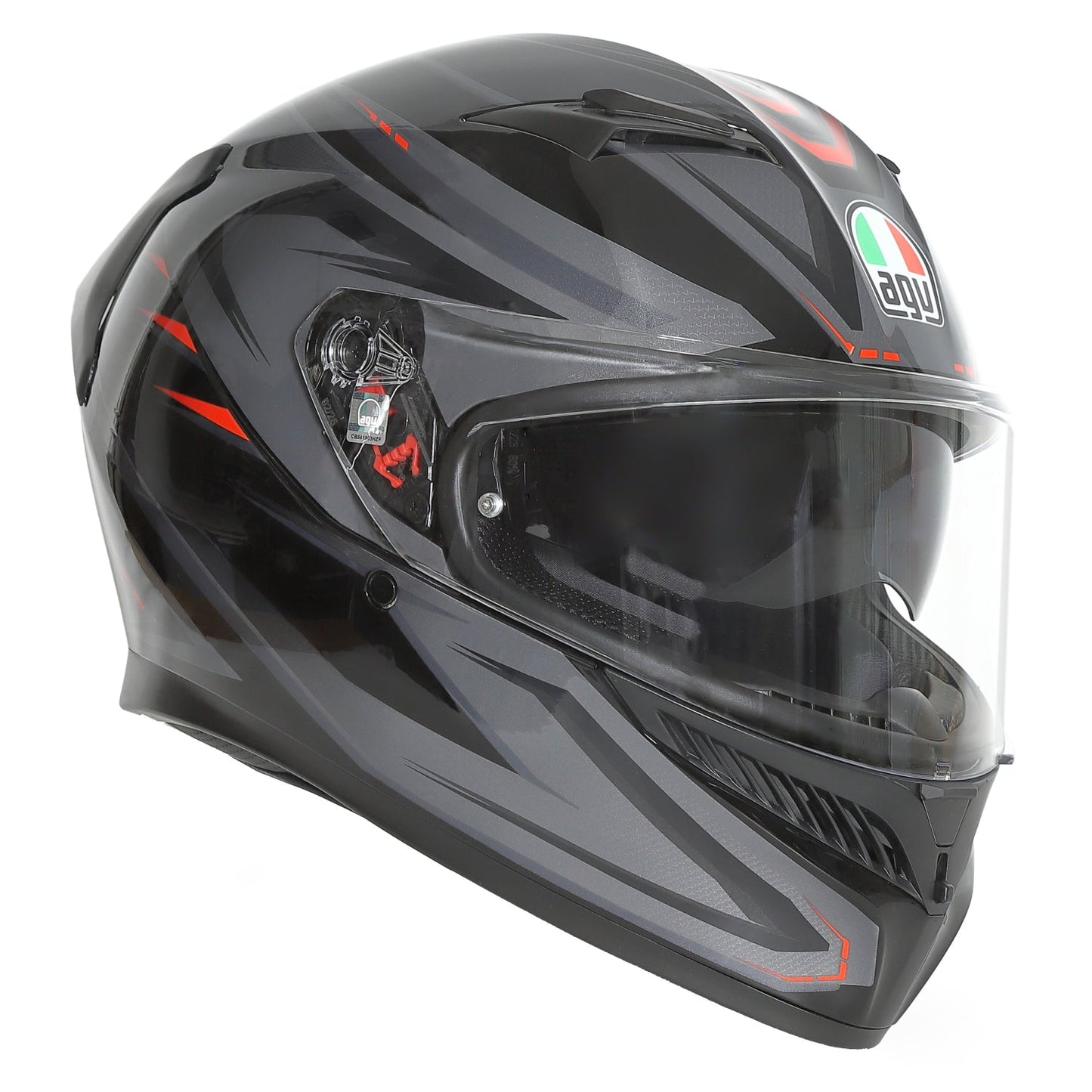 AGV K3 Syth Black Red 彩繪款 Asian Fit