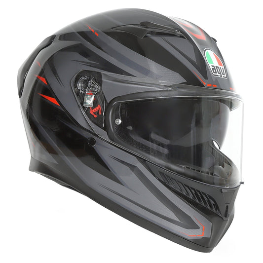 AGV K3 Syth Black Red 彩繪款 Asian Fit