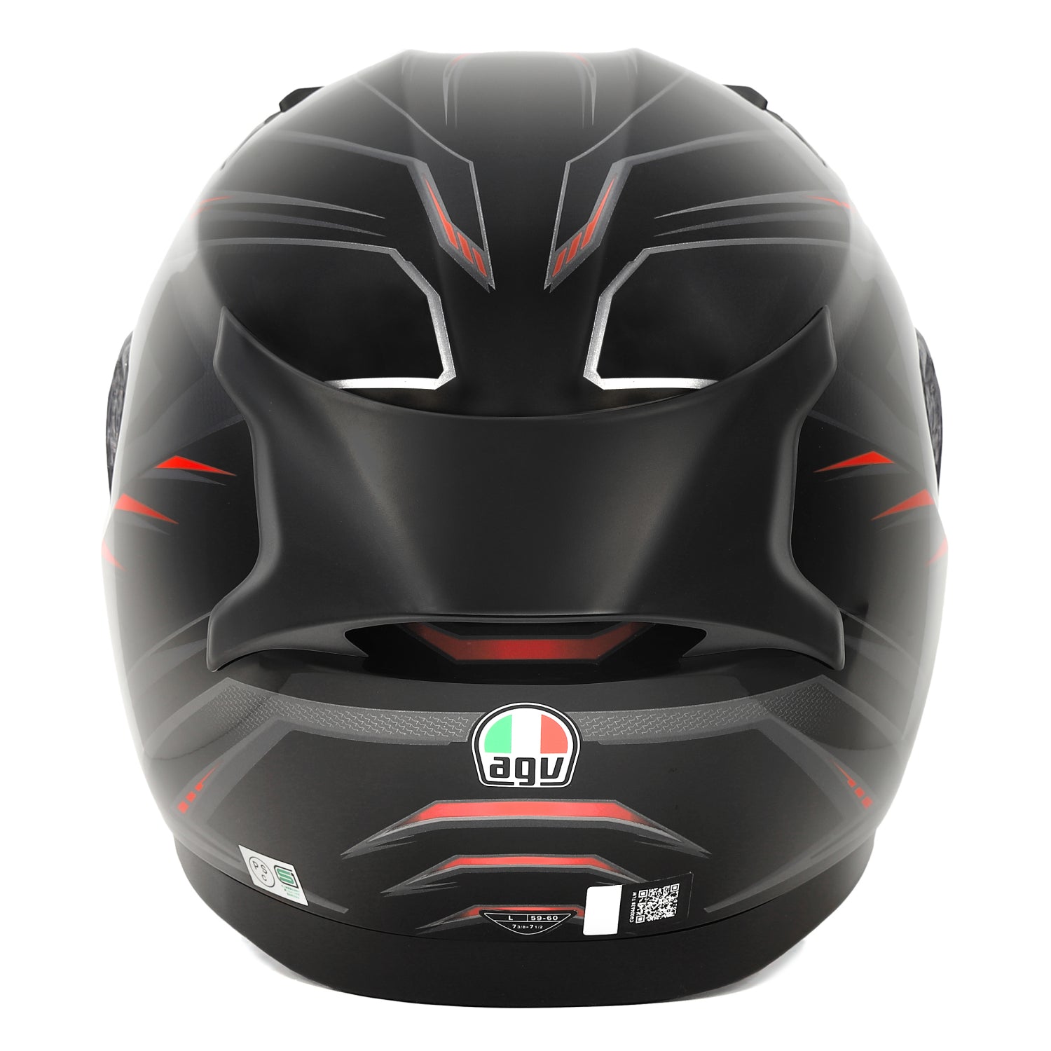 AGV K3 Syth Black Red 彩繪款 Asian Fit