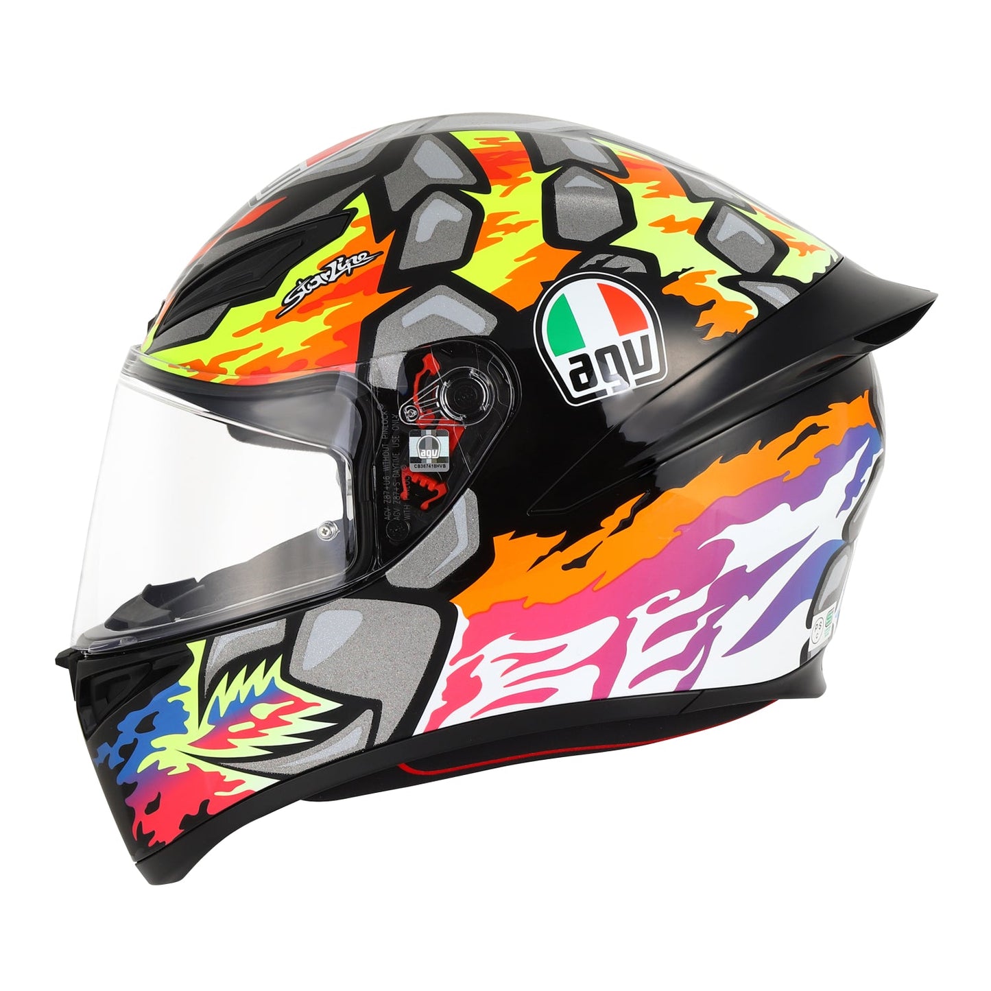 AGV K1 S Bezzecchi 2023 彩繪款 Asian Fit