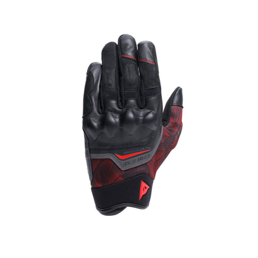 DAINESE ERMEX GLOVES BLACK/RED-LAVA