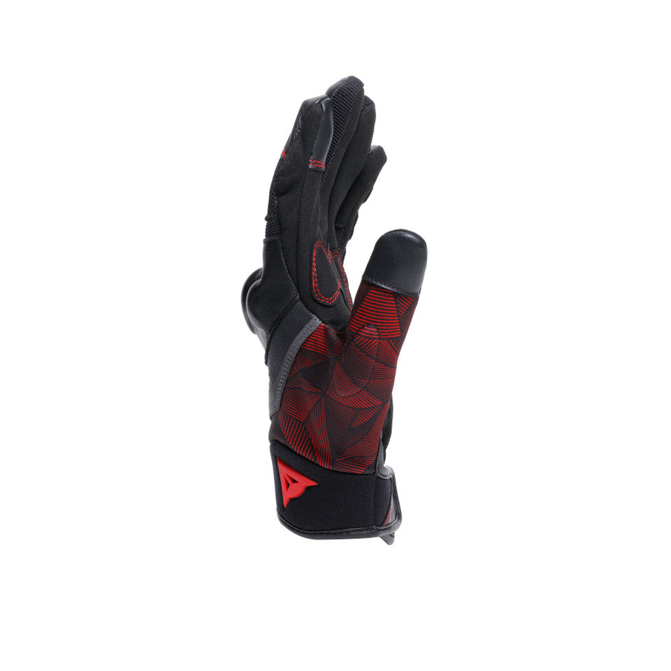 DAINESE ERMEX GLOVES BLACK/RED-LAVA