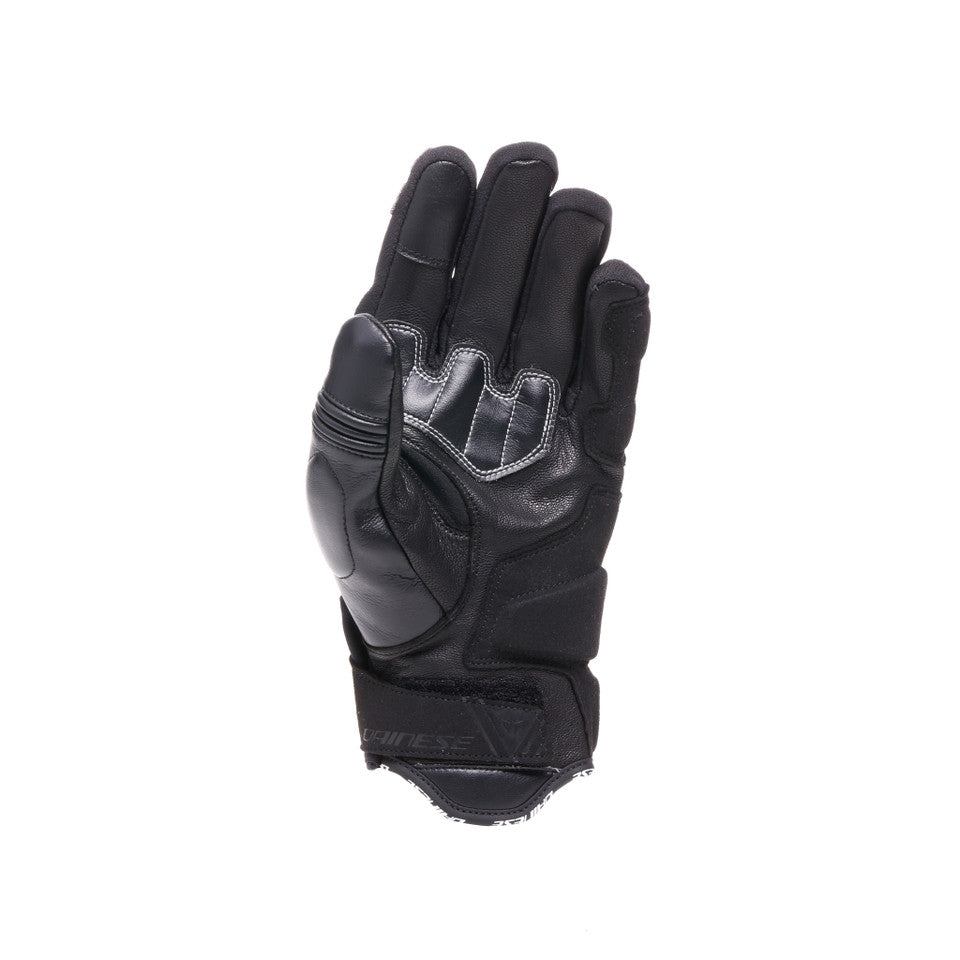 Dainese Reacto Carbon Short Gloves Black/Red-Lava