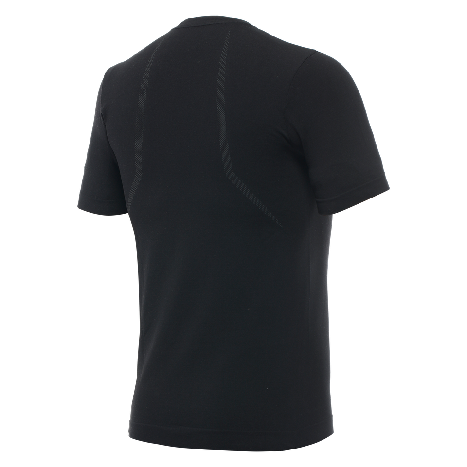 DAINESE D-CORE DRY TEE SS NERO/GIALLO-FLUO XS/S