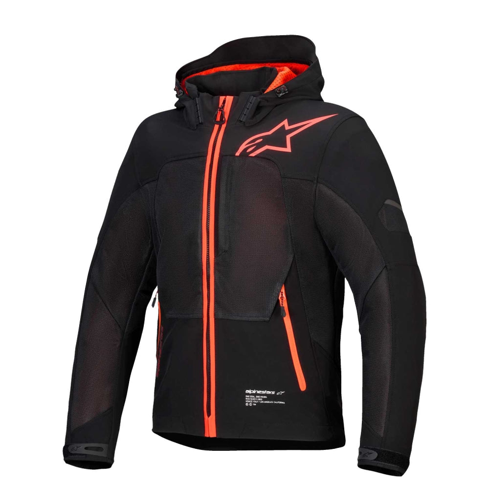 CREW PARKA AIR 1030 BLACK RED FLUO
