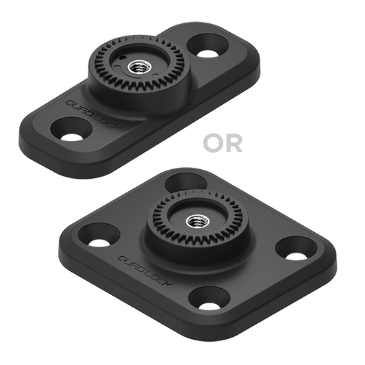 Quad Lock 360 Base - Flat Rectangle 4 Hole
