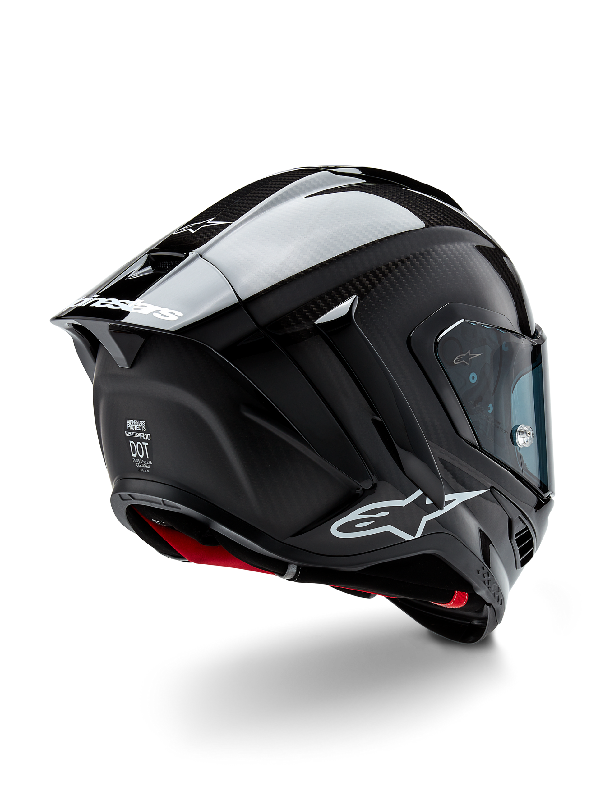 Alpinestars S-R10 SOLID HELMET  BLACK