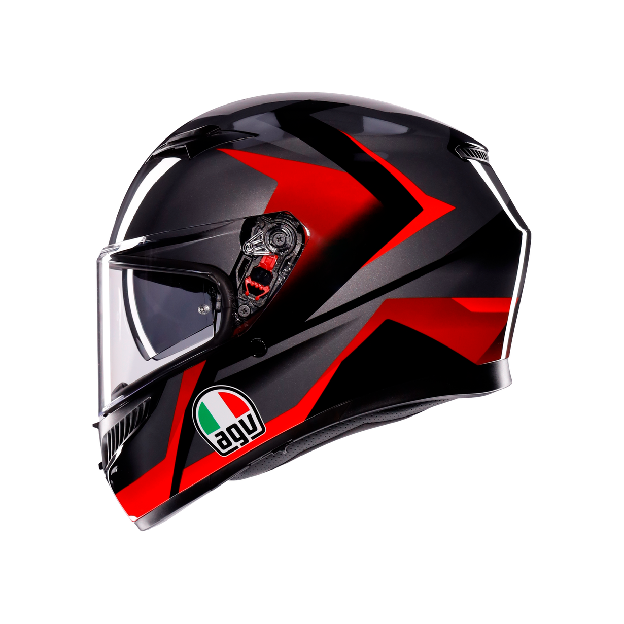AGV K3 Striga Black Grey Red 彩繪款 全罩式安全帽 Asian Fit