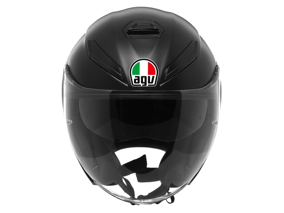 AGV K5 JET EVO MONO MATT BLACK 素色款 Asian Fit