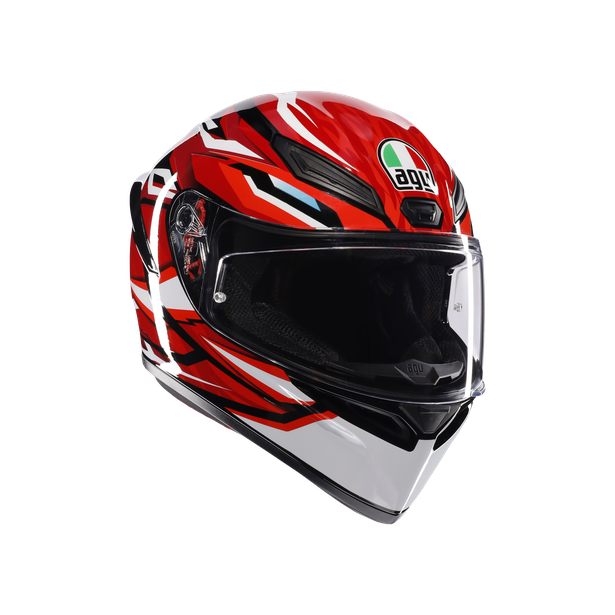 AGV K1 S Lion Black Red White 彩繪款 Asian Fit