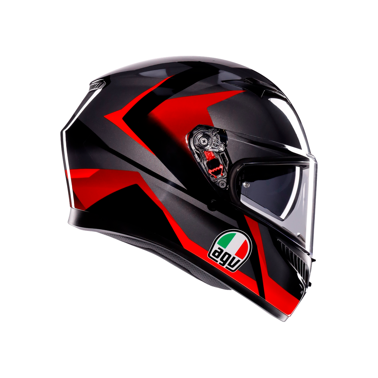 AGV K3 Striga Black Grey Red 彩繪款 全罩式安全帽 Asian Fit