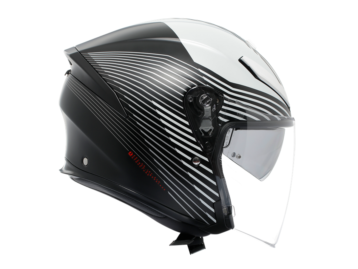 AGV K5 JET EVO Control 消光黑白 彩繪款 Asian Fit