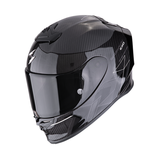 SCORPION EXO-R1 EVO CARBON AIR Black White 安全帽