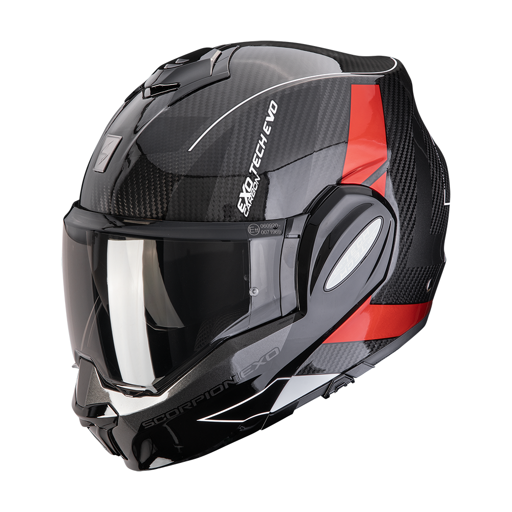 SCORPION EXO-TECH EVO CARBON Black Red 安全帽