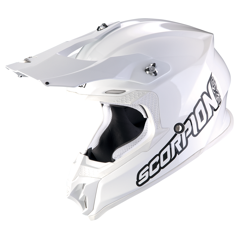 SCORPION VX-16 EVO AIR White Silver 安全帽