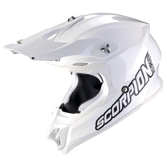 SCORPION VX-16 EVO AIR White Silver 安全帽