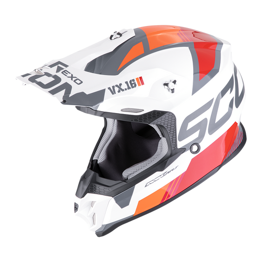 SCORPION VX-16 EVO AIR Blue Orange 安全帽
