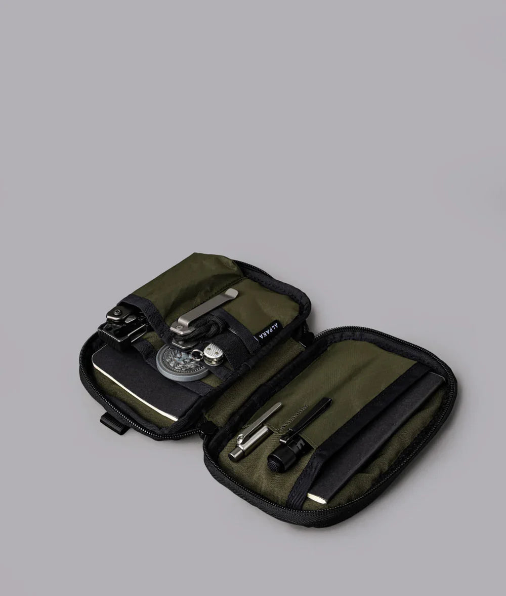 7 個內部口袋，可放置 EDC 工具