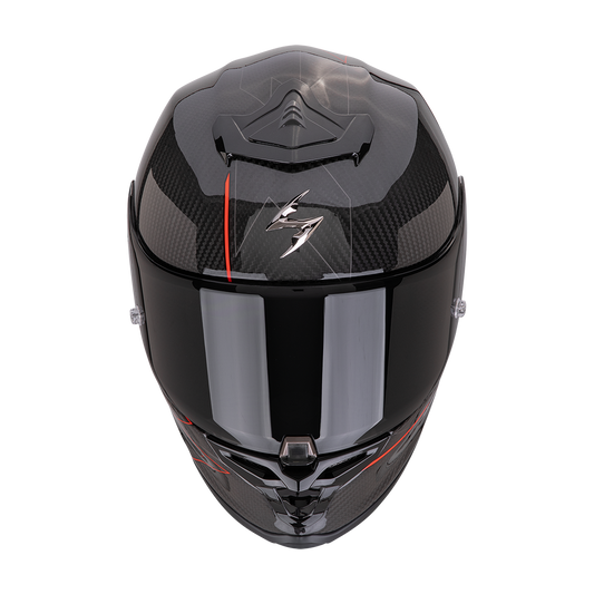 SCORPION EXO-R1 EVO CARBON AIR Black Red 安全帽