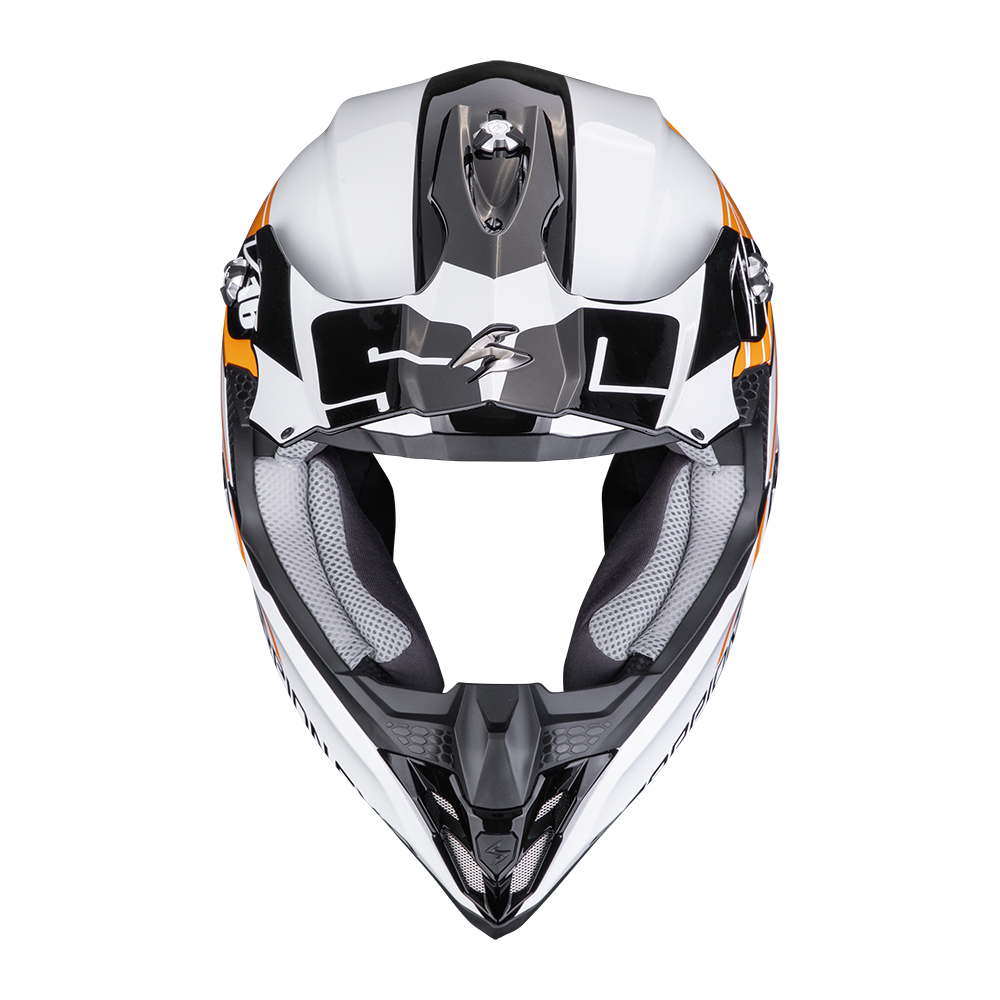SCORPION VX-16 EVO AIR Black Orange 安全帽