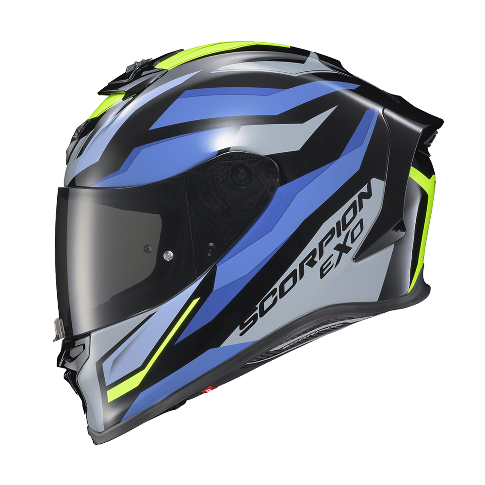 SCORPION EXO-R1 EVO AIR Black Blue 安全帽
