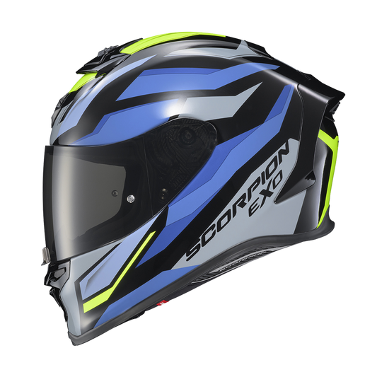 SCORPION EXO-R1 EVO AIR Black Blue 安全帽