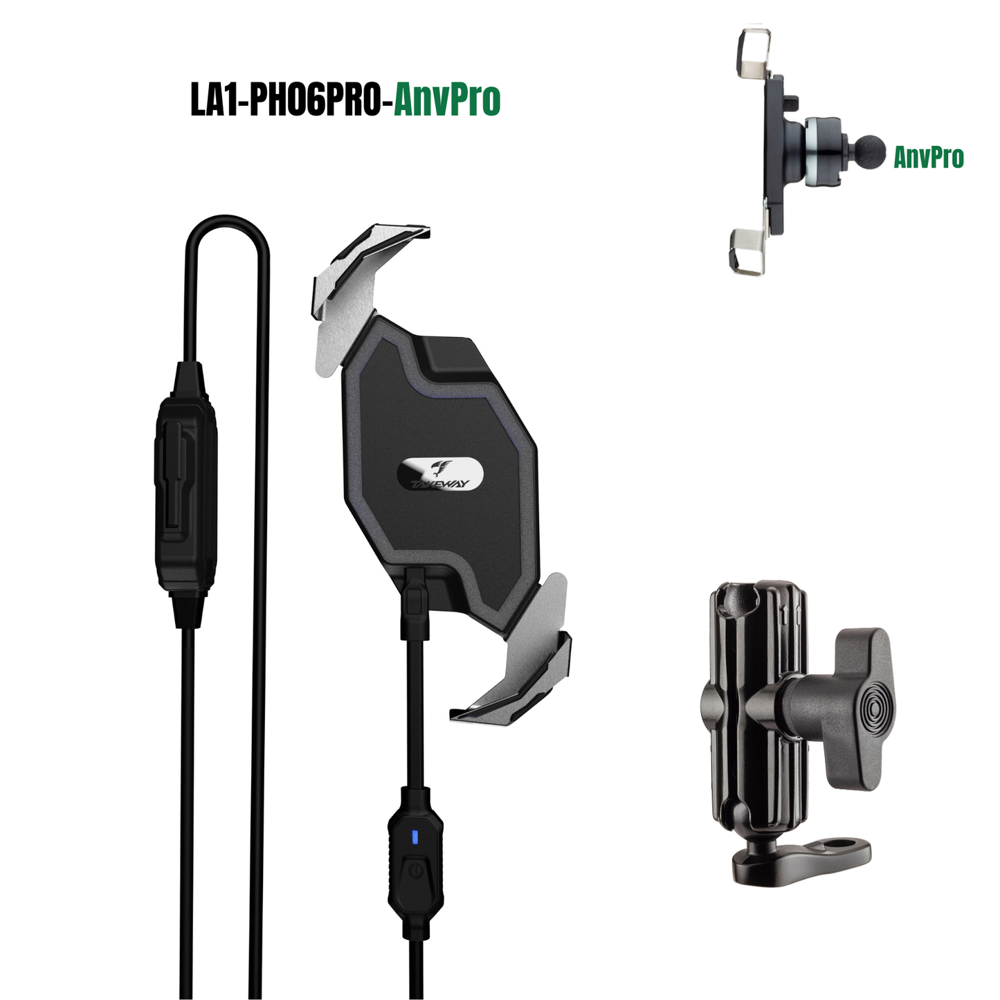 黑隼無線充電二代手機座