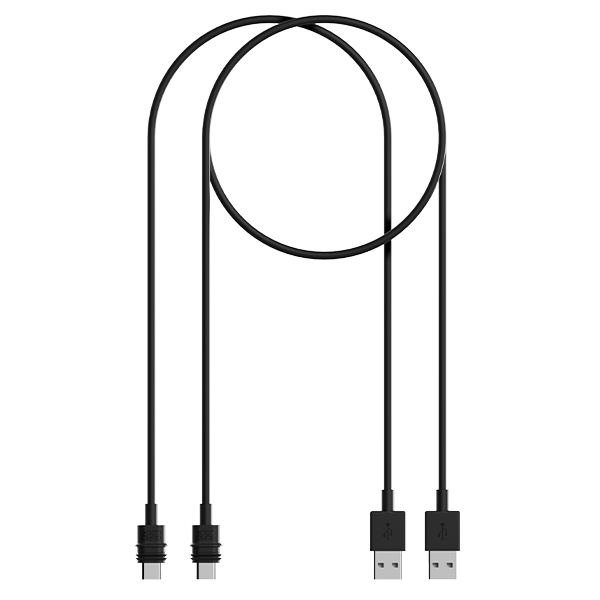 Quad Lock  無線充電座USB線組2條(1.5M+0.5M)USB-A / USB-C