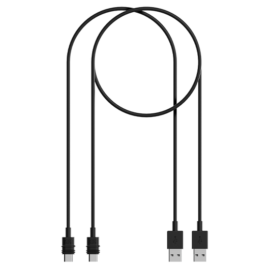 Quad Lock  無線充電座USB線組2條(1.5M+0.5M)USB-A / USB-C