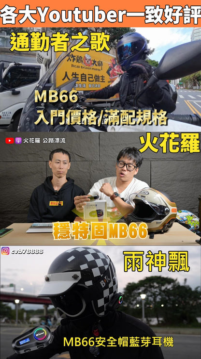 穩特固 MB-66 藍芽耳機組