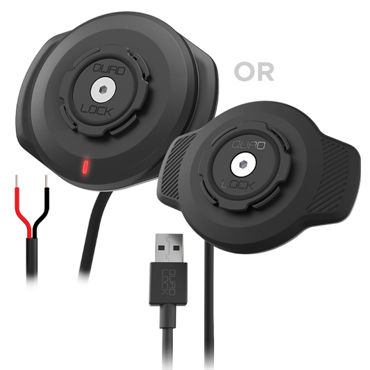 Quad Lock 12-24V Waterproof Wireless Charging Head 12-24V 防雨無線充電座