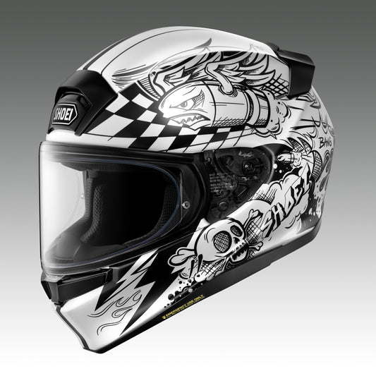 SHOEI Z-9 彩繪 KABOOM TC-5 黑白塗鴉 全罩式安全帽