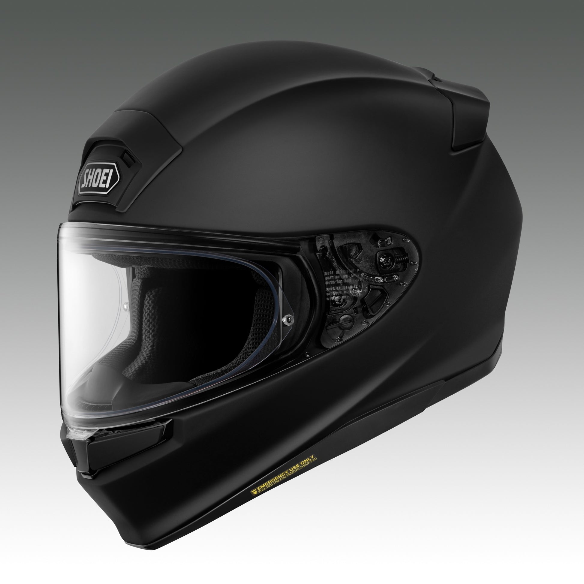 SHOEI Z-9 素色 消光黑 全罩式安全帽 側面