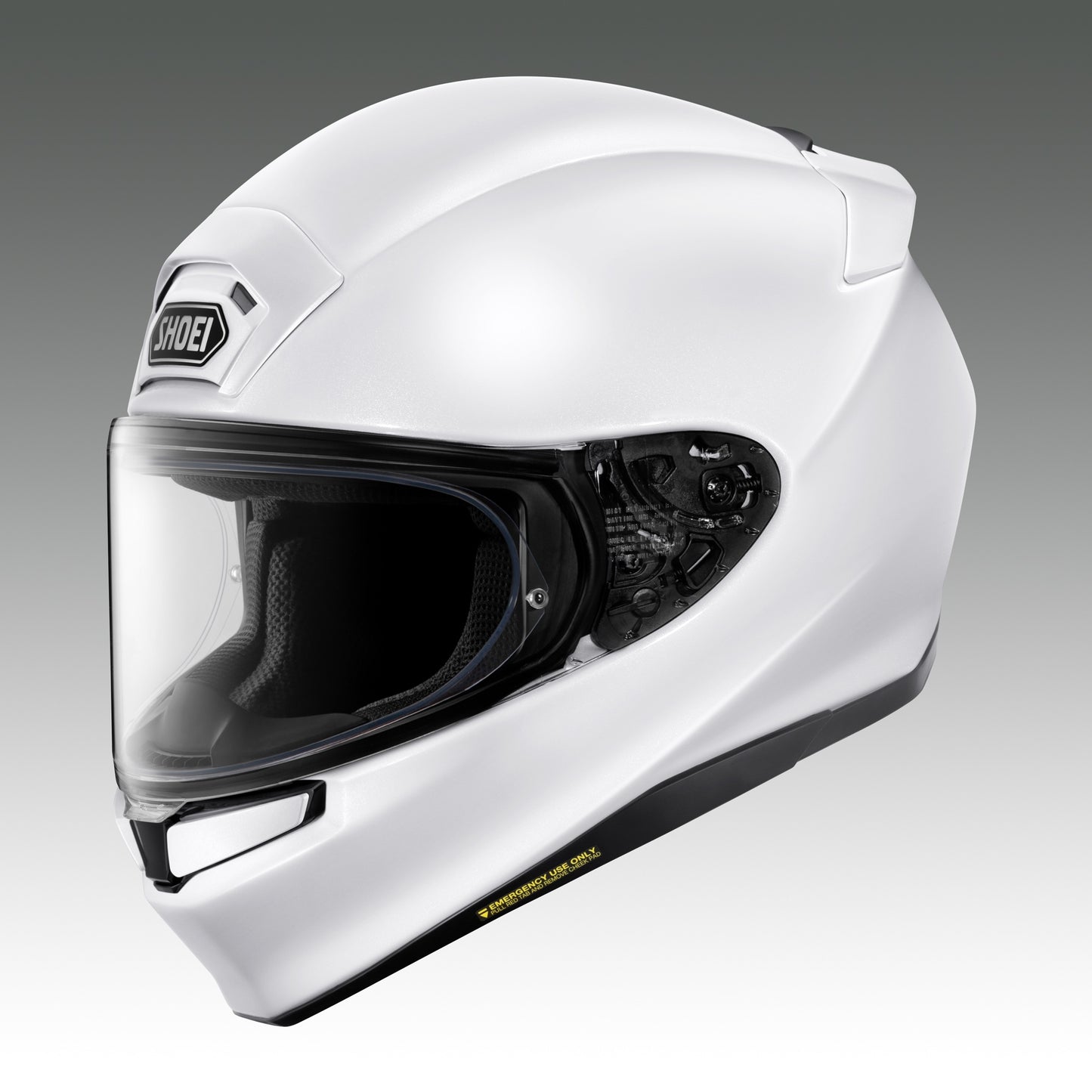 SHOEI Z-9 素色 白 全罩式安全帽 側面