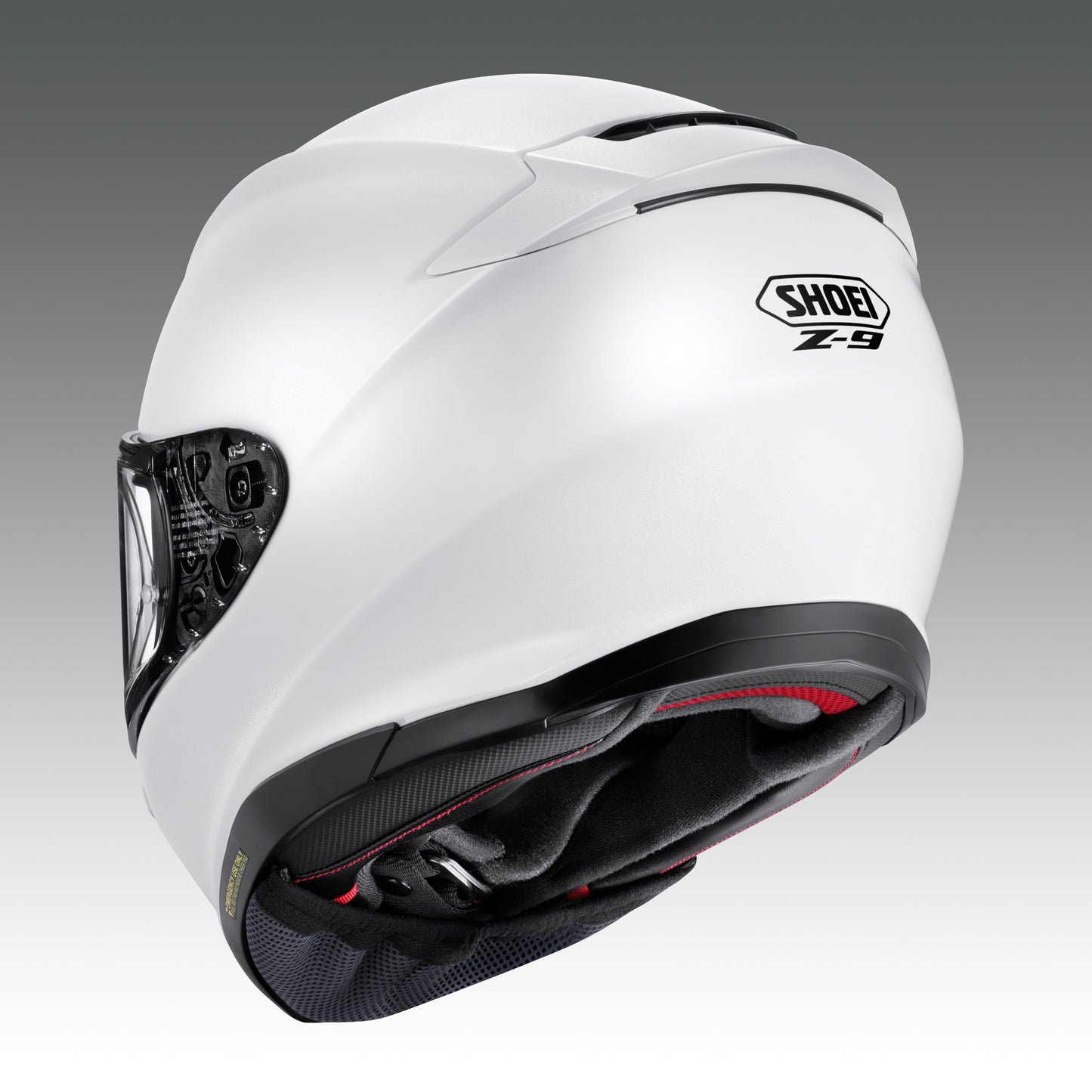SHOEI Z-9 後方視角 尾翼與排氣口