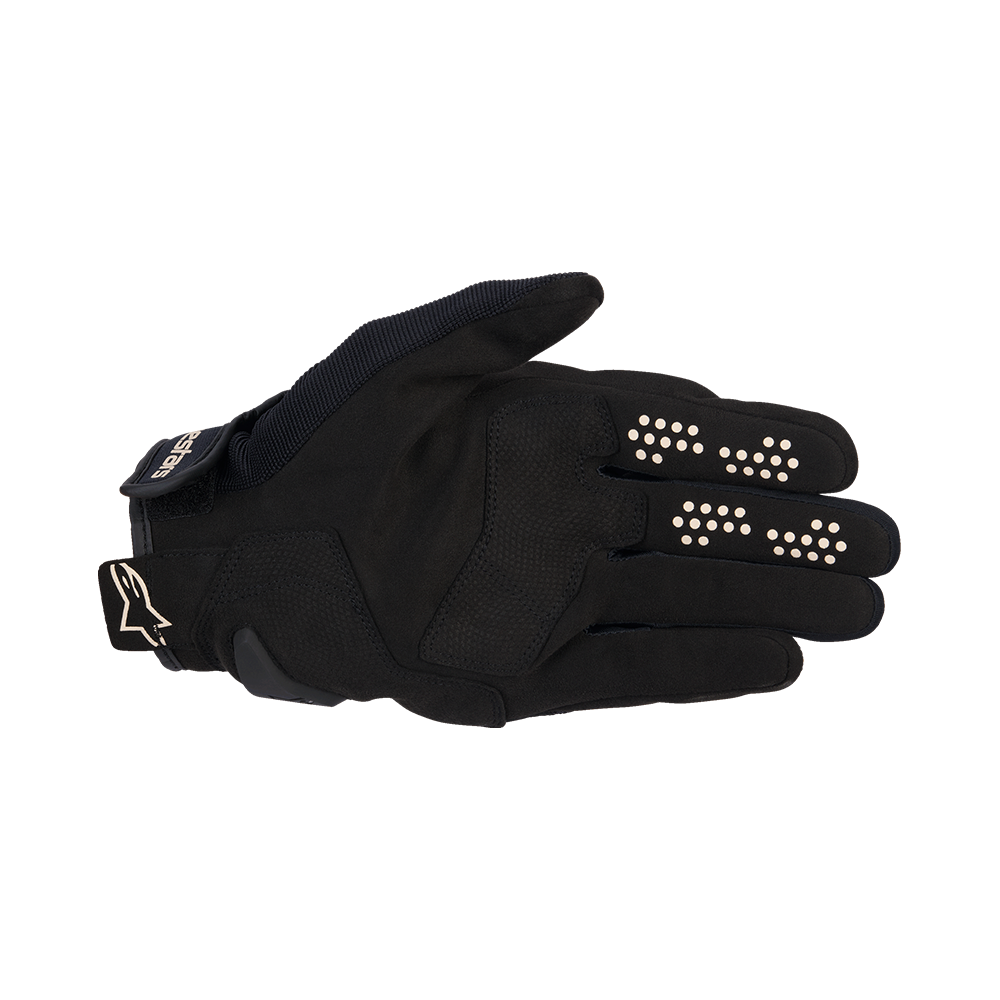 Alpinestars CHROME V2 GLOVES 機車手套商品照片，提供深卡其黑、深藍海洋藍、黑杏仁1492、黑瀝青等配色，呈現手套版型、防護部件與縫製細節，方便顧客選購前比對外觀與剪裁樣式。