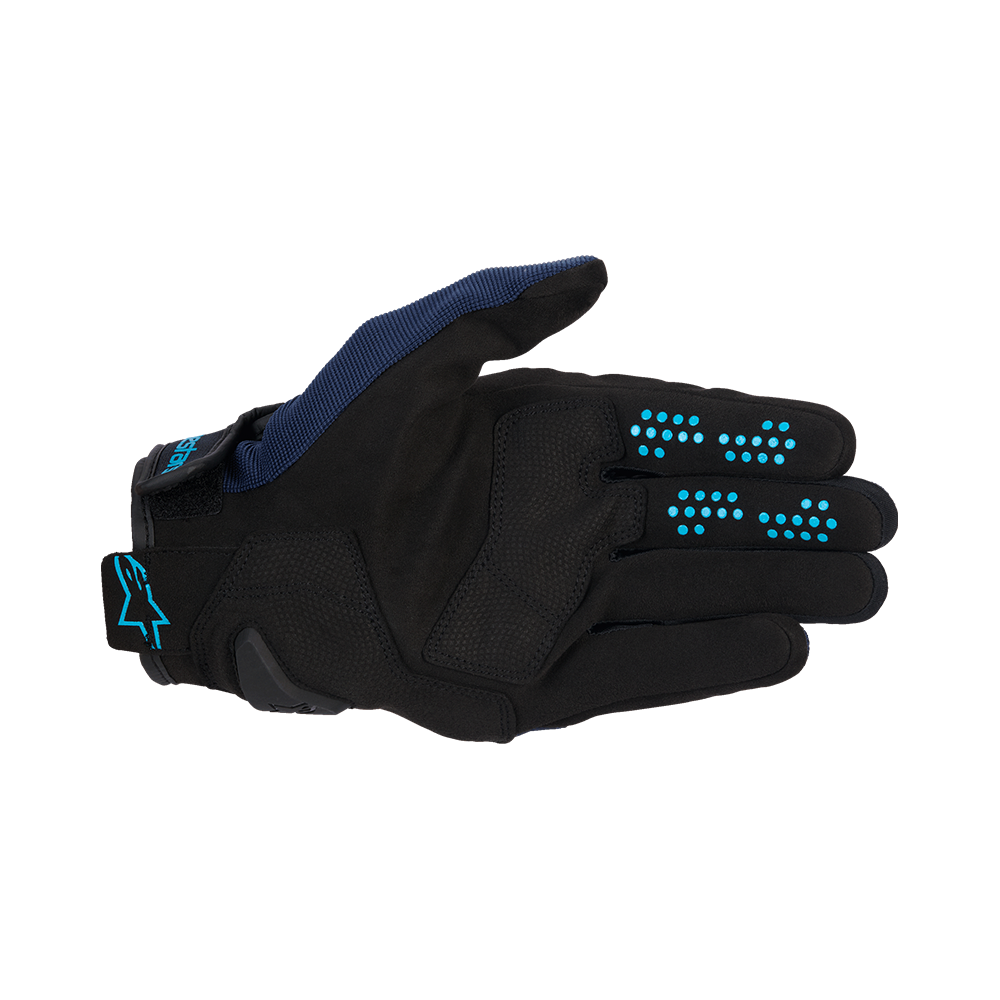 Alpinestars CHROME V2 GLOVES 機車手套商品照片，提供深卡其黑、深藍海洋藍、黑杏仁1492、黑瀝青等配色，呈現手套版型、防護部件與縫製細節，方便顧客選購前比對外觀與剪裁樣式。