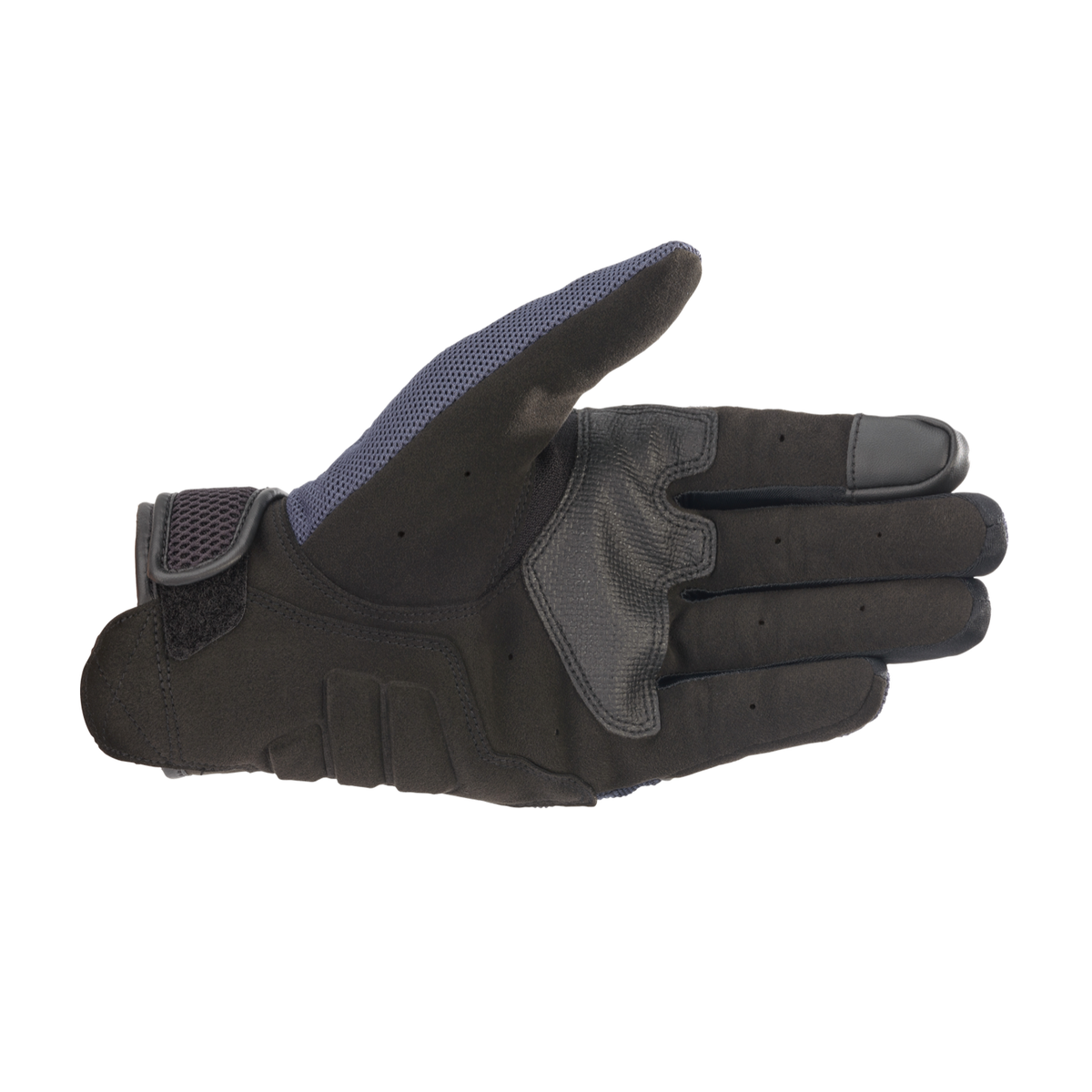 Alpinestars COPPER GLOVES 機車手套商品照片，提供黑、黑白、黑螢光紅、靛藍、柚木等配色，呈現手套版型、防護部件與縫製細節，方便顧客選購前比對外觀與剪裁樣式。