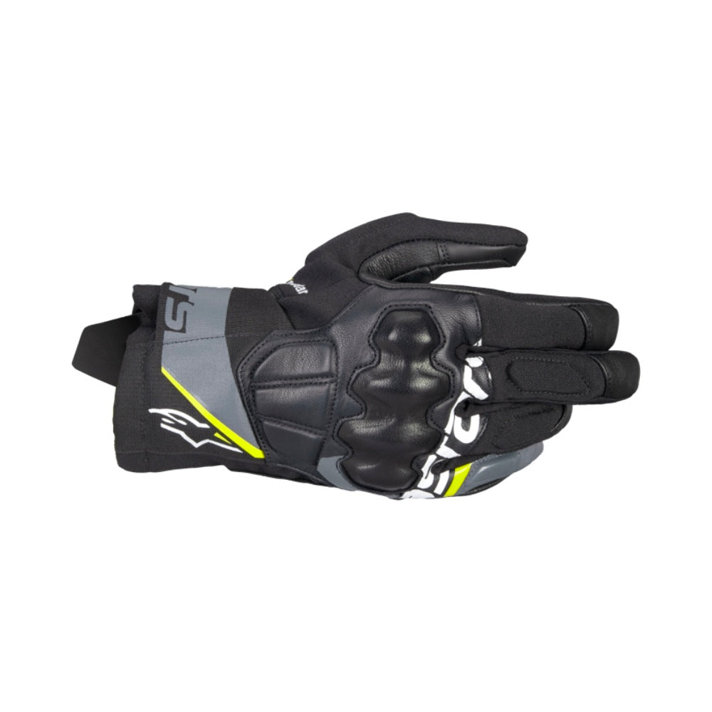 Alpinestars COROZAL V3 DRYSTAR GLOVES 機車手套商品照片，提供黑、黑深灰螢光黃、黑深灰螢光紅等配色，呈現手套版型、防護部件與縫製細節，方便顧客選購前比對外觀與剪裁樣式。