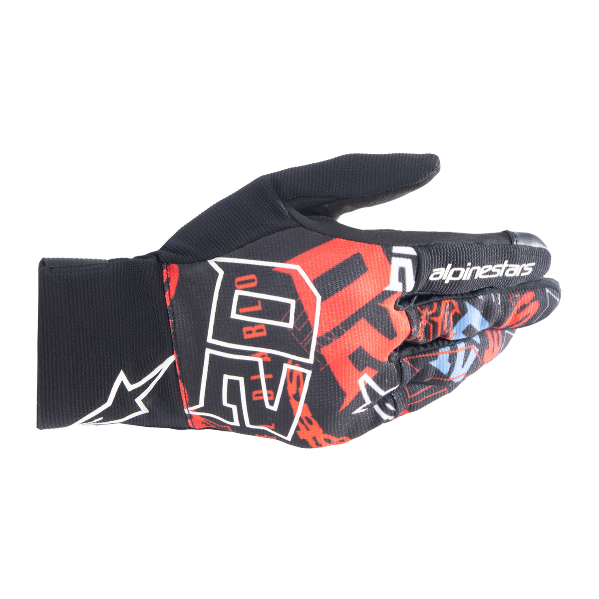 Alpinestars FQ20 REEF GLOVES 機車手套商品照片，提供黑深灰、黑深灰亮紅等配色，呈現手套版型、防護部件與縫製細節，方便顧客選購前比對外觀與剪裁樣式。