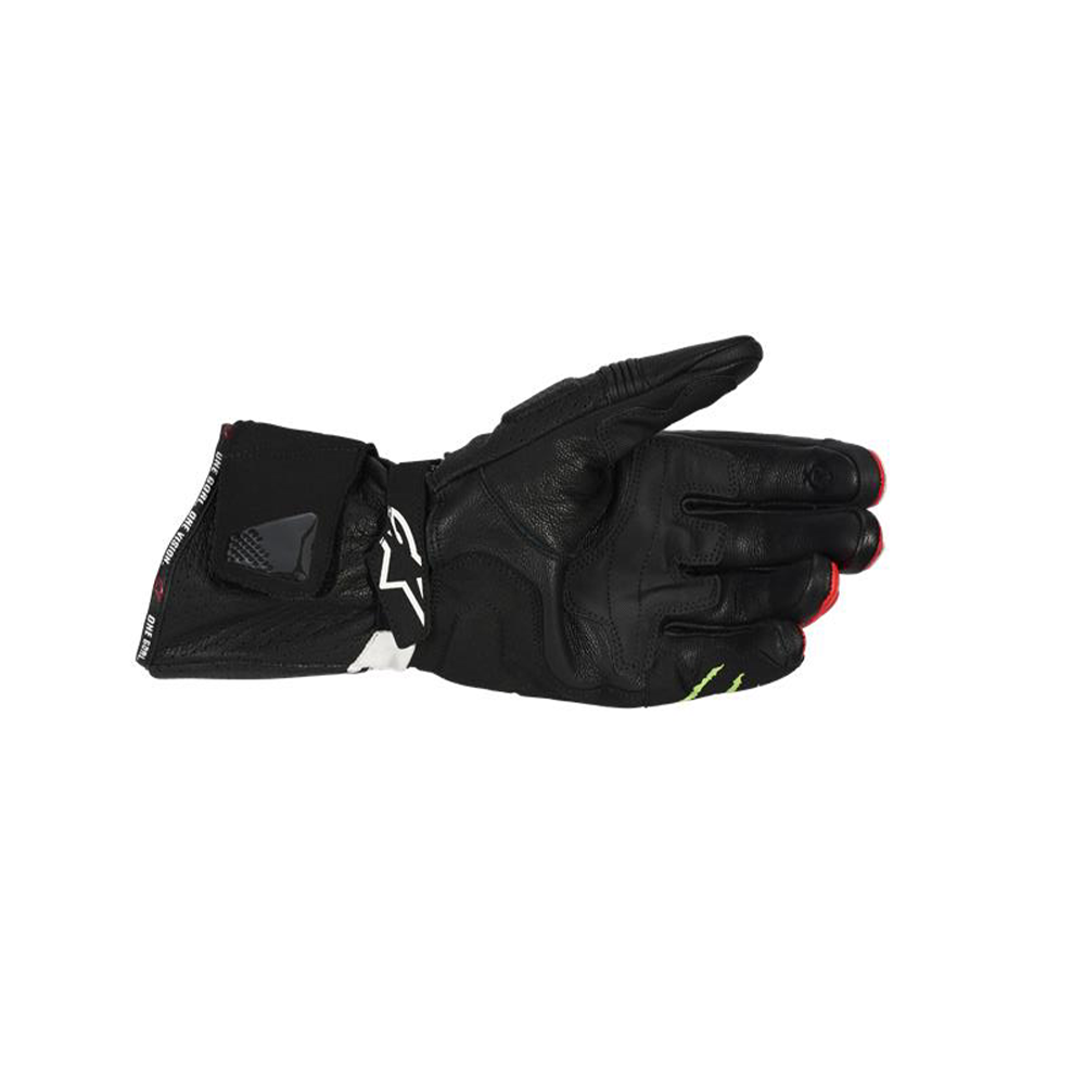 Alpinestars FQ20 SP-3 MONSTER GLOVES 機車手套商品照片，提供黑紅白等配色，呈現手套版型、防護部件與縫製細節，方便顧客選購前比對外觀與剪裁樣式。