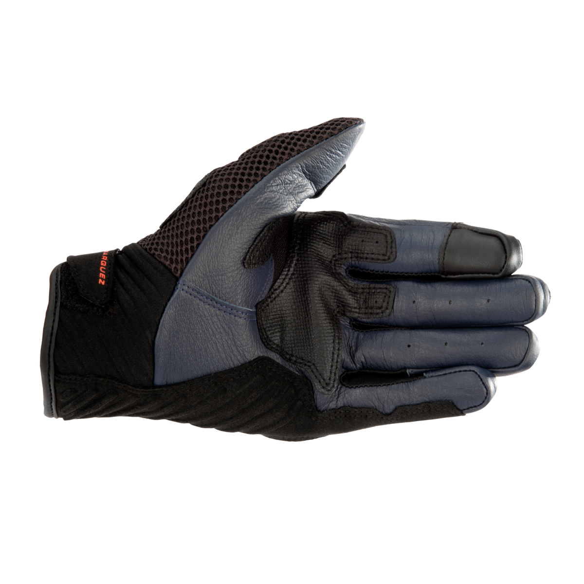 Alpinestars MM93 RIO HONDO V2 AIR GLOVES *ASIA 機車手套商品照片，提供黑、海軍藍 黑等配色，呈現手套版型、防護部件與縫製細節，方便顧客選購前比對外觀與剪裁樣式。