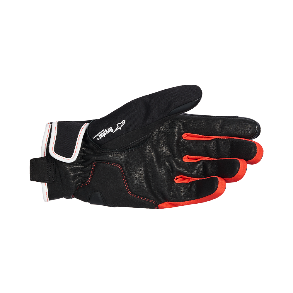 Alpinestars MOBLAST WP GLOVES 機車手套商品照片，提供黑色 灰白色、黑色 煙煤色 橘色、灰色 黑色 硫磺黃等配色，呈現手套版型、防護部件與縫製細節，方便顧客選購前比對外觀與剪裁樣式。