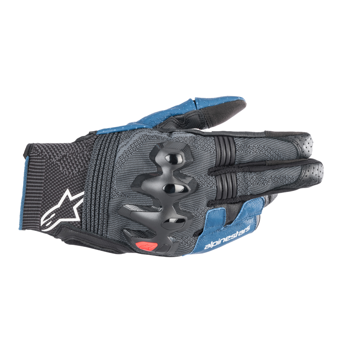 Alpinestars MORPH SPORT GLOVES 機車手套商品照片，提供黑白、黑紅、黑藍等配色，呈現手套版型、防護部件與縫製細節，方便顧客選購前比對外觀與剪裁樣式。