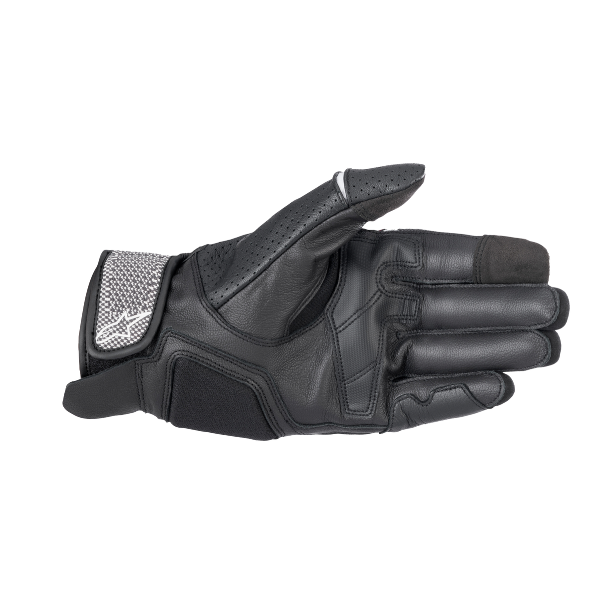 Alpinestars MORPH SPORT GLOVES 機車手套商品照片，提供黑白、黑紅、黑藍等配色，呈現手套版型、防護部件與縫製細節，方便顧客選購前比對外觀與剪裁樣式。