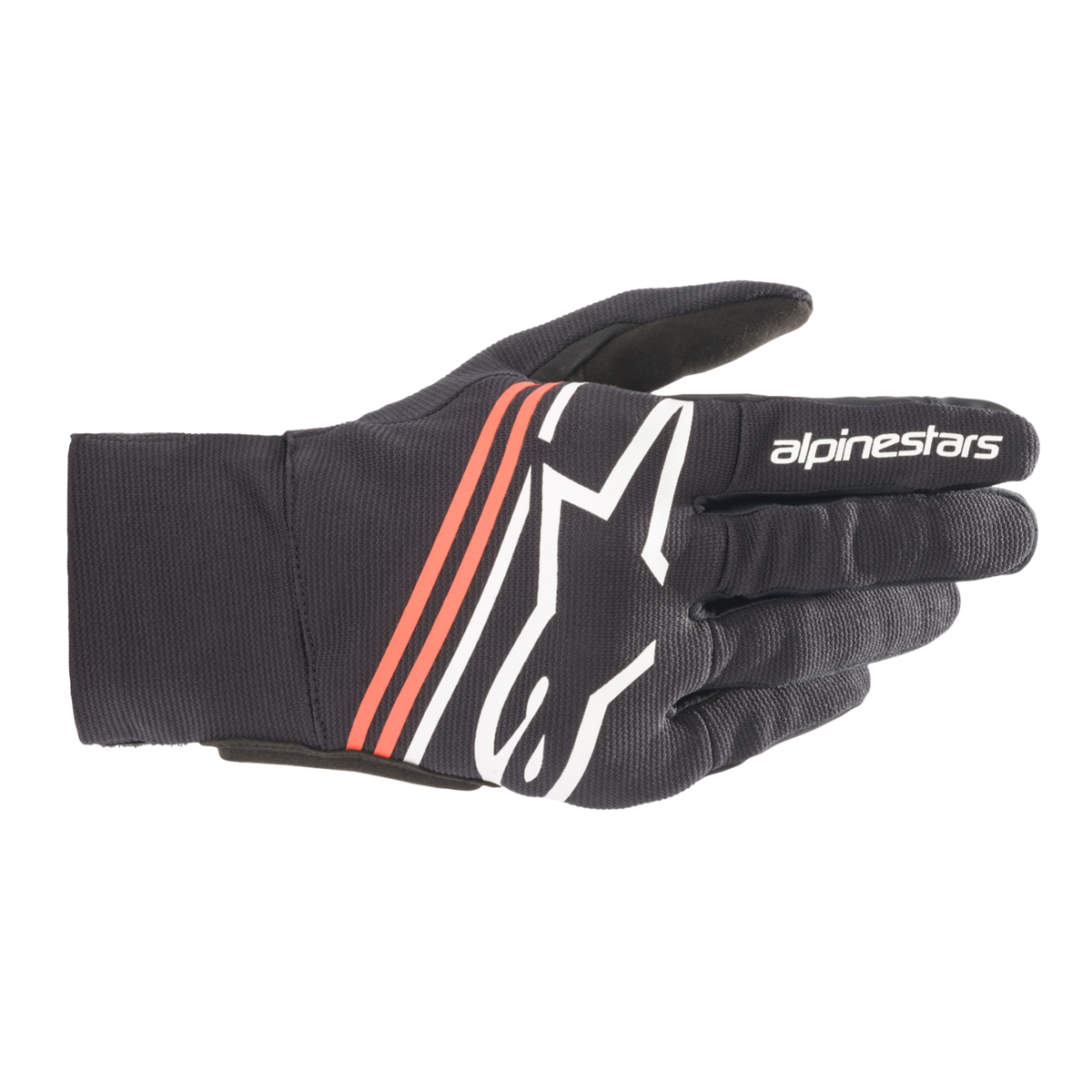 Alpinestars REEF GLOVES *ASIA 機車手套商品照片，提供黑、黑反光、黑白紅、黑灰迷彩等配色，呈現手套版型、防護部件與縫製細節，方便顧客選購前比對外觀與剪裁樣式。
