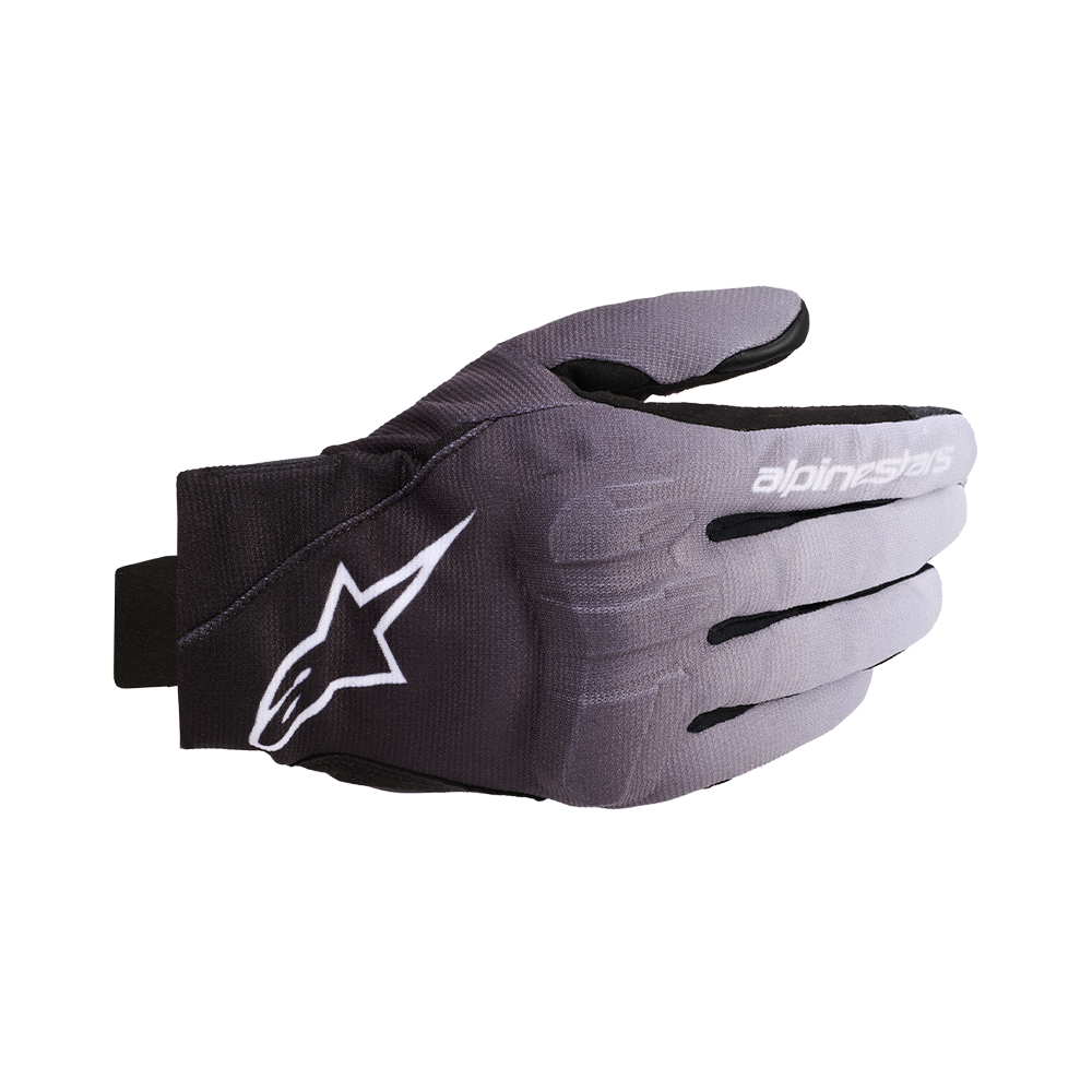 Alpinestars REEF V2 GLOVES 機車手套商品照片，提供黑色瑩光紅白、黑白、中灰黑白、黑黑、沙 黑色等配色，呈現手套版型、防護部件與縫製細節，方便顧客選購前比對外觀與剪裁樣式。