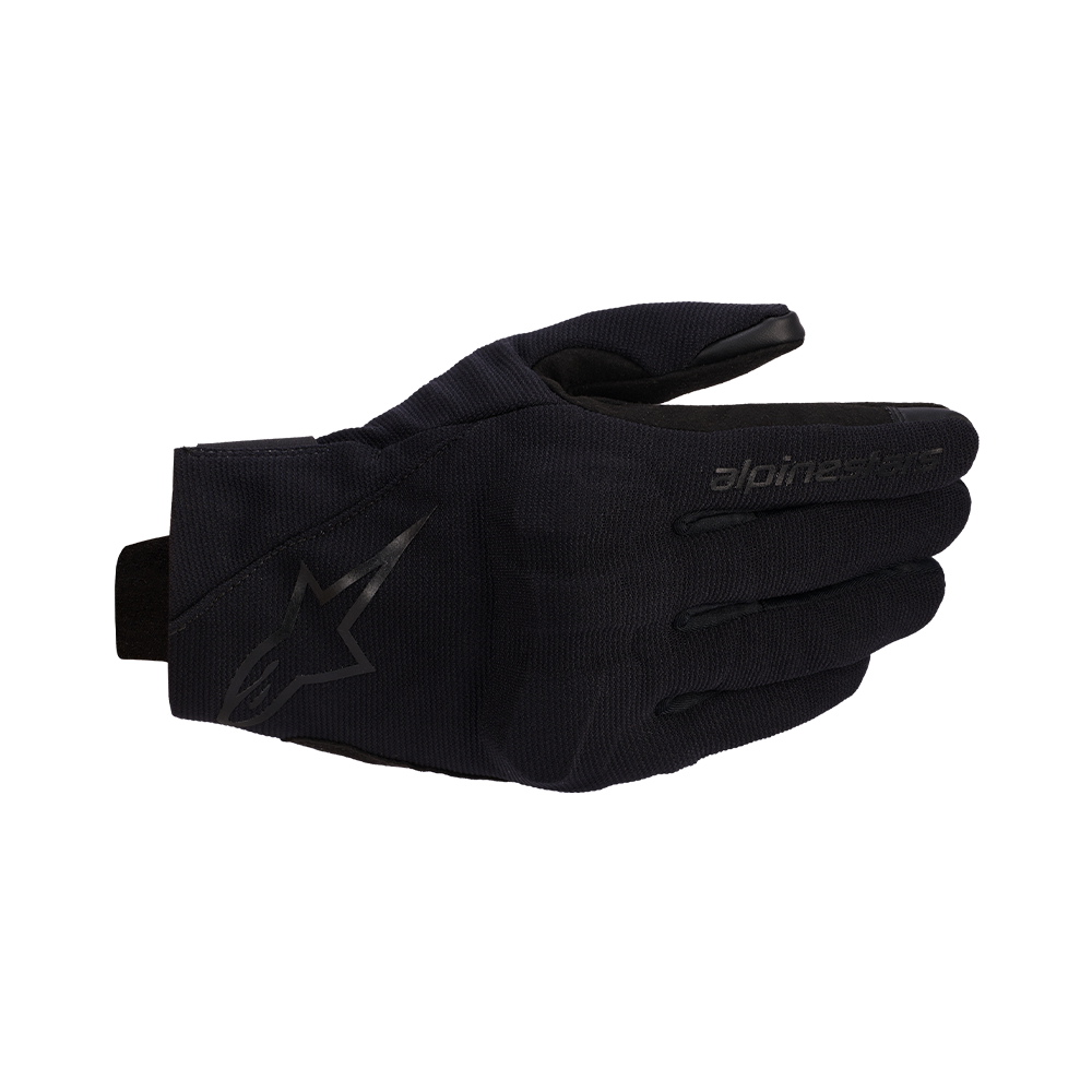 Alpinestars REEF V2 GLOVES 機車手套商品照片，提供黑色瑩光紅白、黑白、中灰黑白、黑黑、沙 黑色等配色，呈現手套版型、防護部件與縫製細節，方便顧客選購前比對外觀與剪裁樣式。